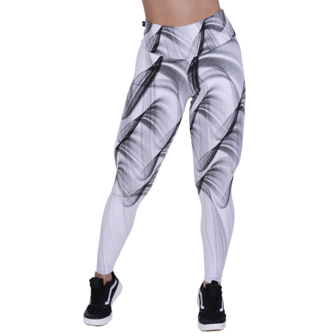 Calça Legging Feminina de Academia Jacquar Grossa Cós Alto Orbis