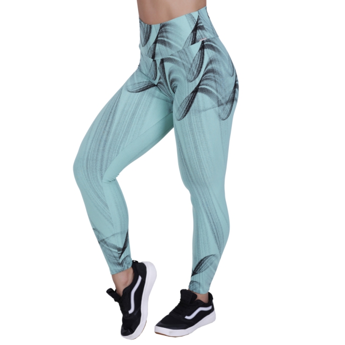 Calça Legging Feminina de Academia Jacquar Grossa Cós Alto Orbis