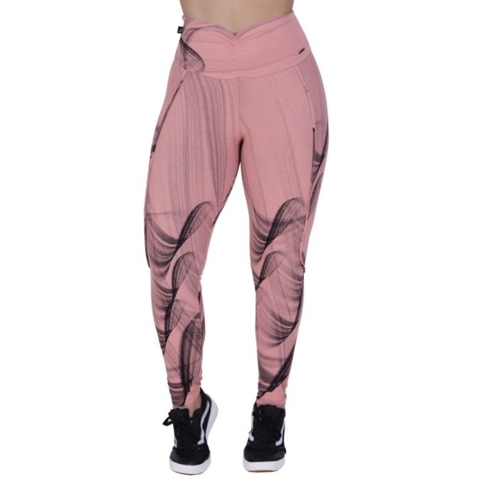 Calça Legging Fitness Feminina Empina Bumbum Poliamida Orbis