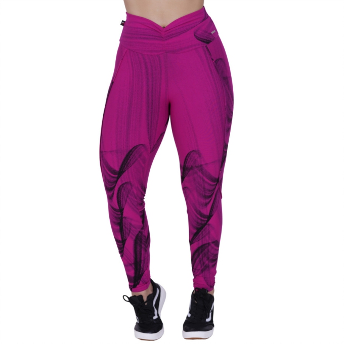 Calça Legging Fitness Feminina Empina Bumbum Poliamida Orbis