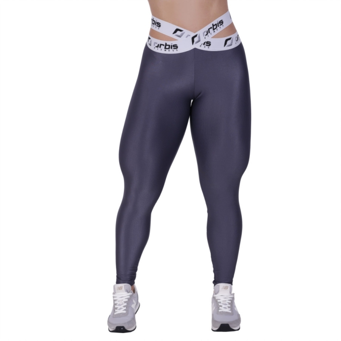 Calça legging feminina poliamida elástico orbis na cintura