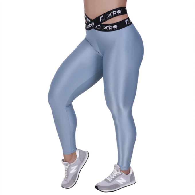 Calça legging feminina poliamida elástico orbis na cintura