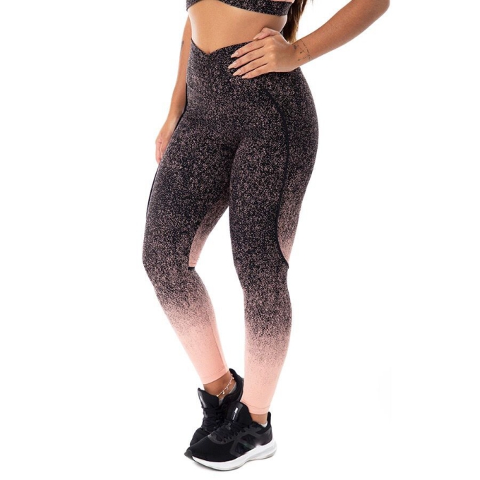 Legging Fitness Feminina Empina Bumbum Degrade Poliamida